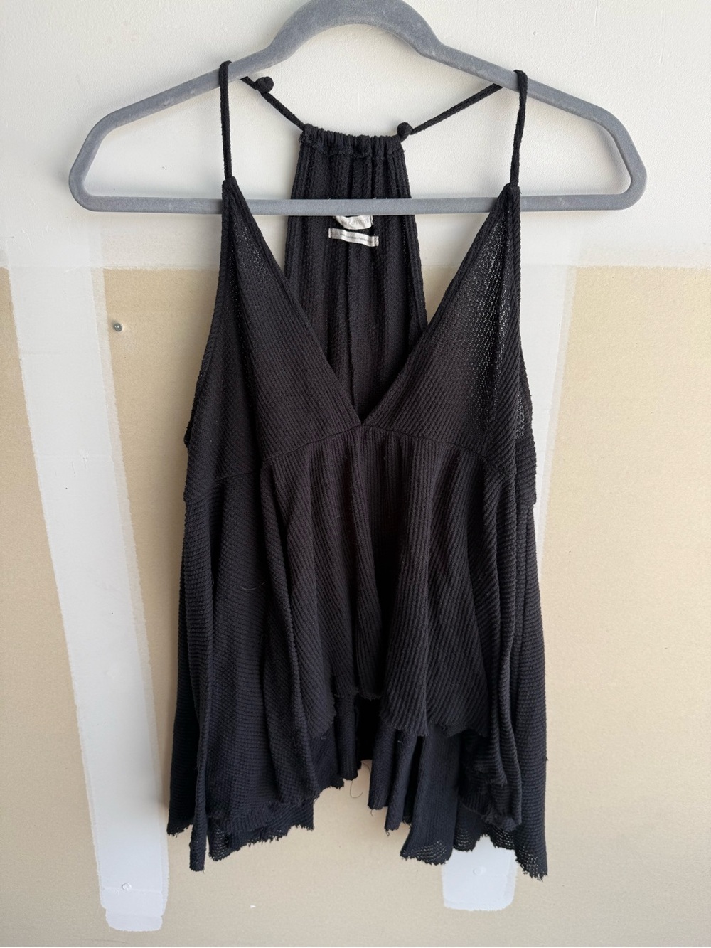 Urban Outfitters Black Draped V-Neck Camisole